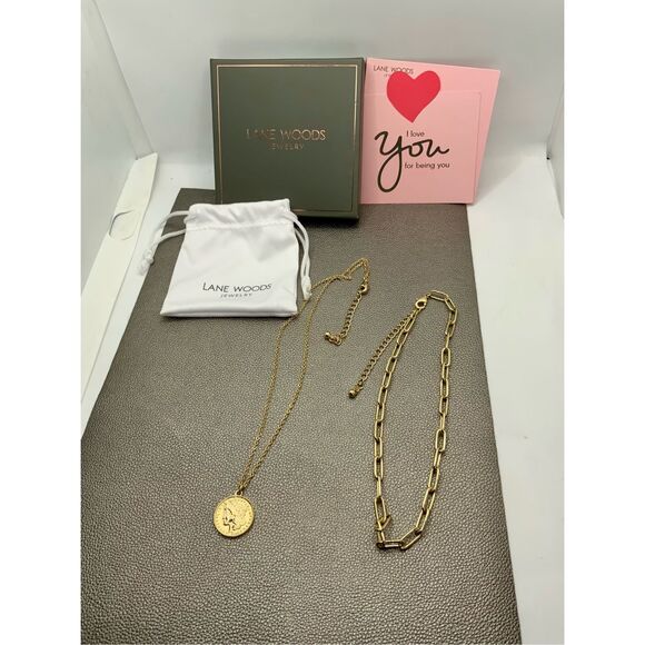 Lane Woods Jewelry Gold Chain Set - Picture 3 of 8